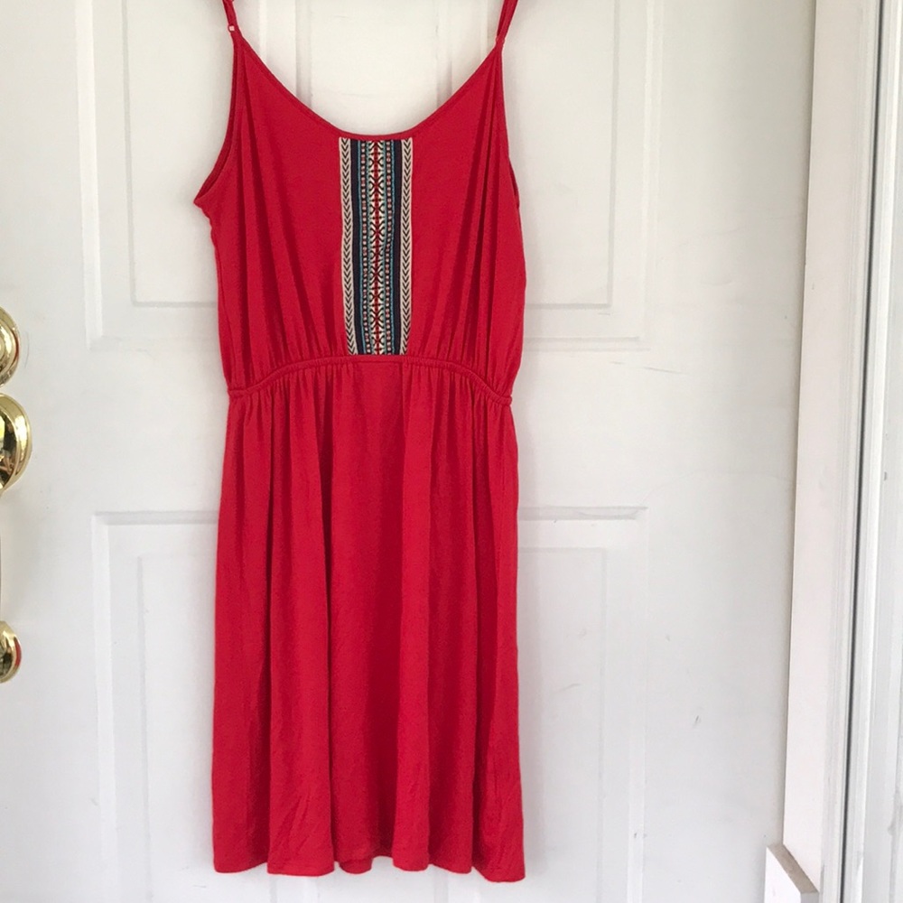 Red dress